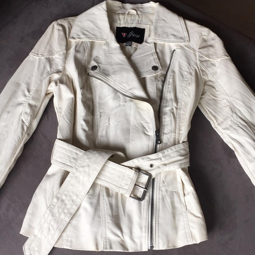 Guess vegan leather cream